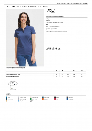 TRICOURI POLO - TRICOU POLO SOL'S DAMA