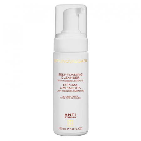 INGRIJIREA TENULUI - Spuma de curatare, Self Foaming Cleanser, Gama Anti-Stres cu oligoelemente - 150ml