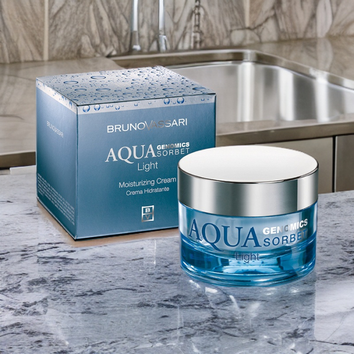 Crema hidratanta pentru ten normal si gras 50ml - Aqua Sorbet Light Bruno Vassari [2]
