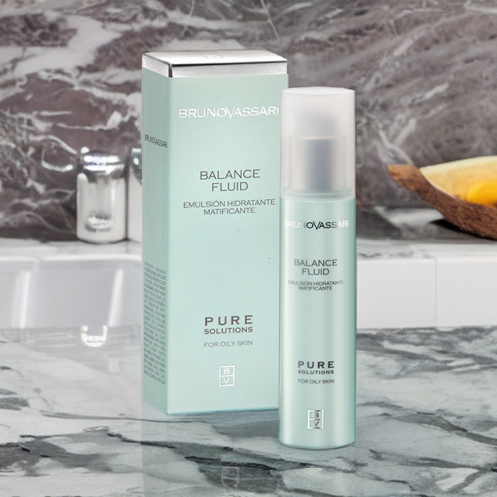 Emulsie Matifianta si Hidratanta Pentru Ten Gras/Uleios 50ml - Balance Fluid Pure Solution Bruno Vassari [2]