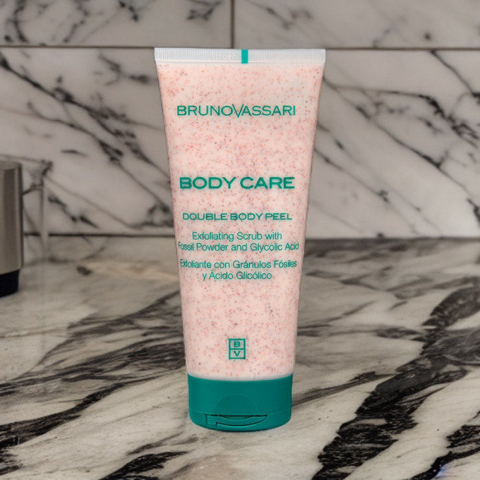 Exfoliant de Corp cu Granule de Fosile si Acid Glicolic 200ml - Double Body Peel Bruno Vassari [3]