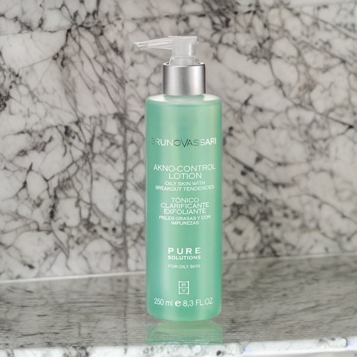 Lotiune Tonica Exfolianta Pentru Ten Foarte Gras/Uleios 250ml - Akno-Control Lotion Pure Solution Bruno Vassari [3]
