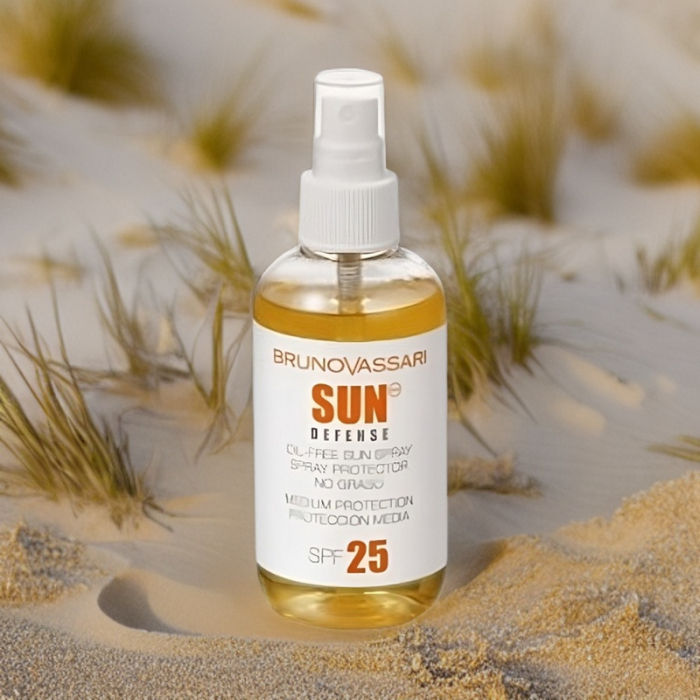 Spray Pentru Protectie Solara SPF25 Fara Ulei 200ml - Oil Free Sun Spray SPF25 Bruno Vassari [2]