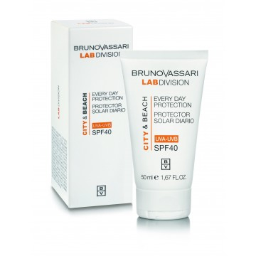 INGRIJIREA TENULUI - Crema de Protectie Solara FPS40 50ml - City & Beach Everyday Protection SPF40 Bruno Vassari
