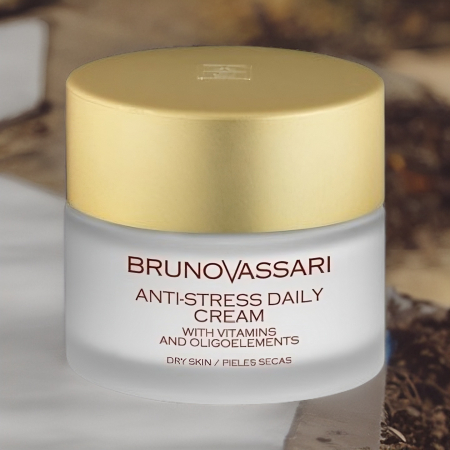 Crema de Zi Anti-Oboseala Pentru Ten Uscat 50ml - Anti Stress Daily Cream Secas Bruno Vassari [2]