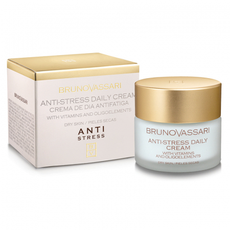 Crema de Zi Anti-Oboseala Pentru Ten Uscat 50ml - Anti Stress Daily Cream Secas Bruno Vassari [1]