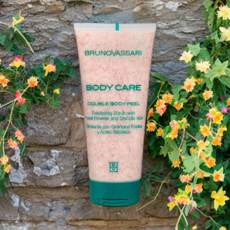 Exfoliant de Corp cu Granule de Fosile si Acid Glicolic 200ml - Double Body Peel Bruno Vassari [1]