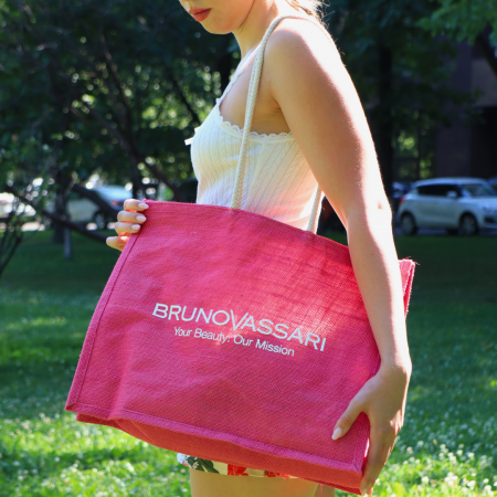 SHOPPING BAG, PINK 2024 Bruno Vassari [9]