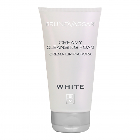 White - Pete Pigmentare - Spuma de Curatare Pentru Tenul cu Pete Pigmentare 150ml - Creamy Cleansing Foam Whitening Line Bruno Vassari