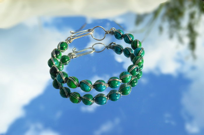 Bratara chrysocolla - auriu [4]