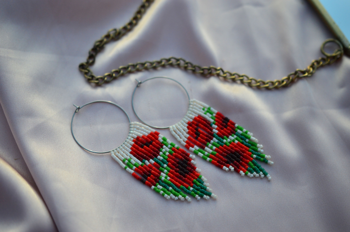 Cercei Hoops cu Maci [3]