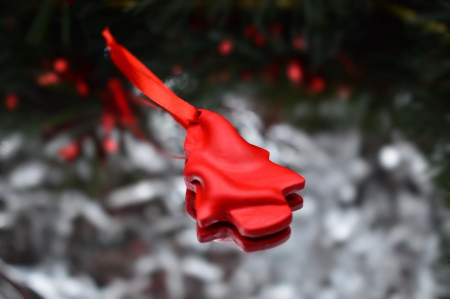 Ornamente de Craciun - Brad - dantela