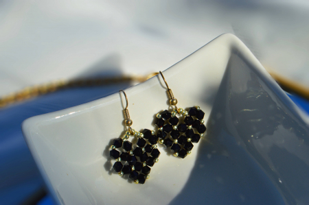 Cercei Statement - Cercei inimi Swarovski