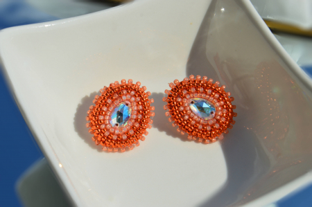 Cercei Vintage orange [1]