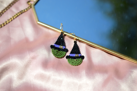 Accesorii Halloween - Cercei Dorothy