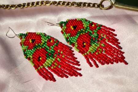 Cercei dupa picturi celebre - Cercei The Poppies