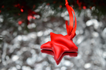 Ornamente de Craciun - Stea - dantela