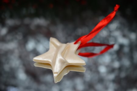 Ornamente de Craciun - Stea - dantela