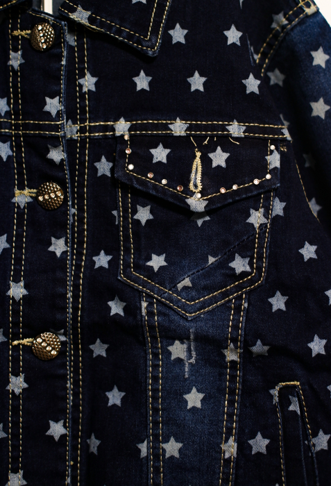 Jacheta denim Stelute [2]