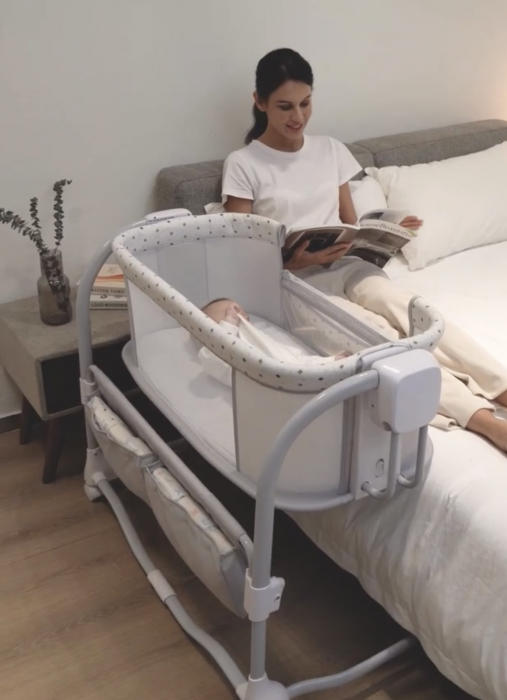 Pătuț cu legănare electrică MASTELA [2]