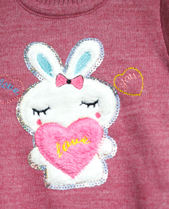 Pulover roz IEPURAS [2]