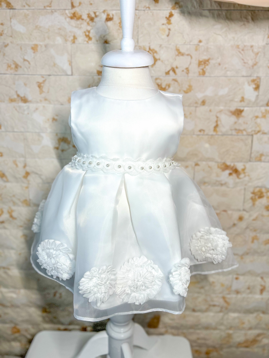 Rochiță Satin Bebeluși – Elegantă cu Căptușeală Moale [2]