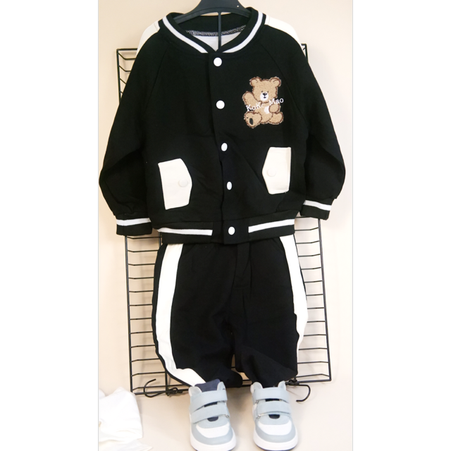 Set 3 Piese Băieți – Cardigan cu Capse, Bluză Moale & Pantaloni [2]