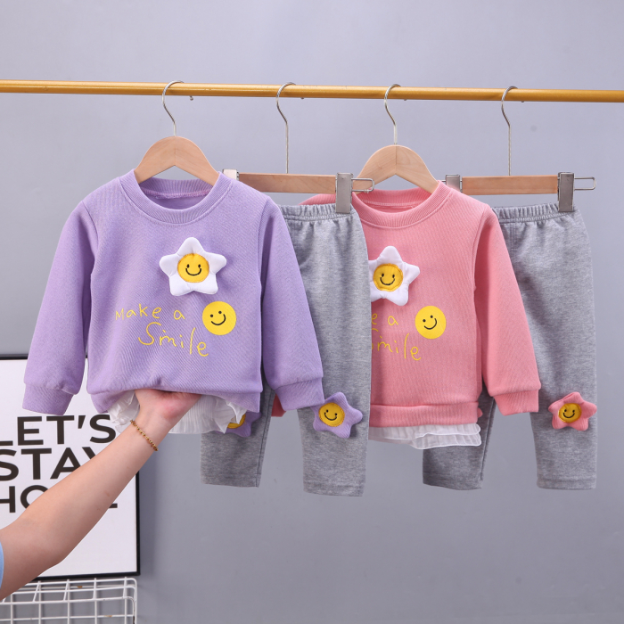 Set Fetițe cu Steluțe – Confort & Stil pentru Micuța Ta [1]