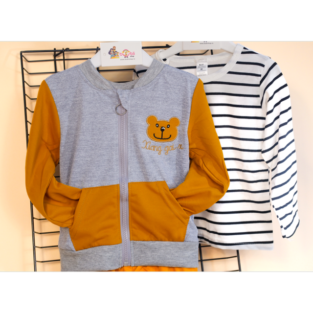 Trening Copii 3 Piese – Bluză de Trening, Bluziță & Pantaloni [2]