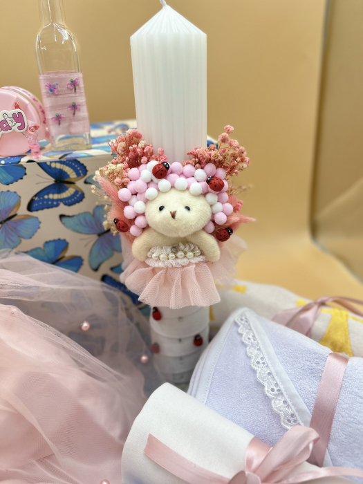 Trusou botez bebeluș cu cutie colorată – Set complet pentru ceremonie [3]