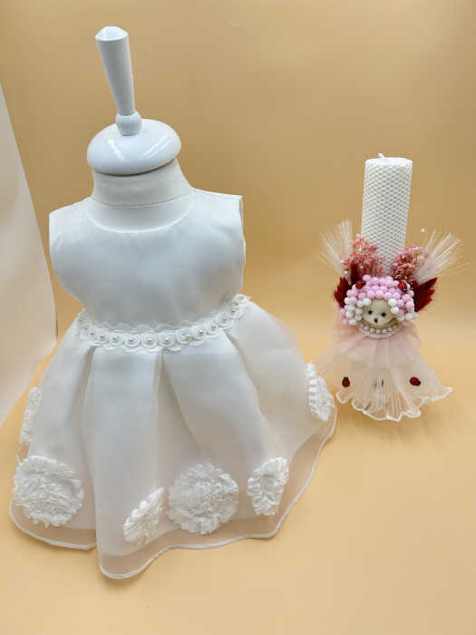 Trusou botez bebeluș cu cutie colorată – Set complet pentru ceremonie [2]