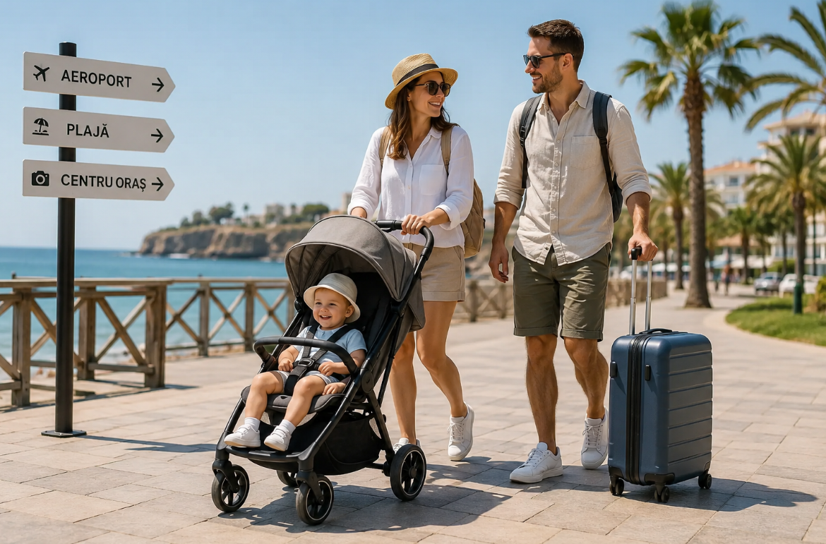 Cărucioarele sport pentru vacanță – cum alegi modelul care îți face viața mai ușoară