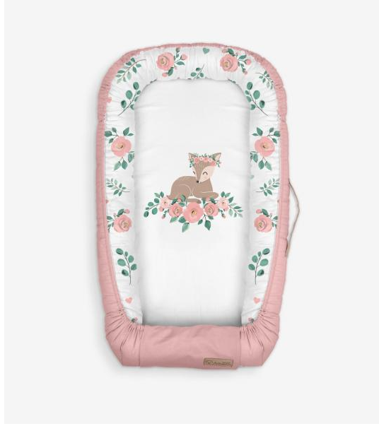Baby Nest Klups Nature & Love Rose N001 [1]