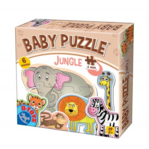 BABY PUZZLE JUNGLE - 6 PUZZLE - DE LA 2 ANI [1]