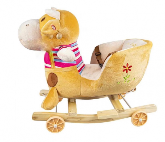 Balansoar, Cu spatar,2 in 1, Functie de mergator si balansoar, Vacuta [2]