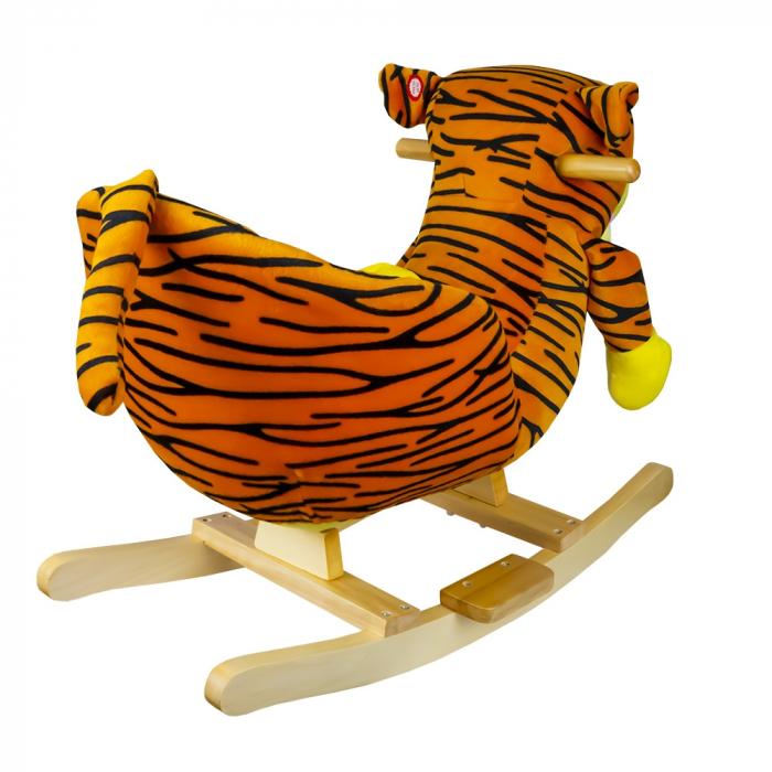 Balansoar Pentru Bebelusi, Tigru, Lemn si Plus, 60x34x45 Cm [3]