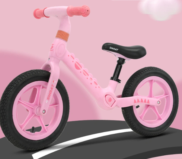 Bicicleta, De echilibru, fara pedale, Cu roti din cauciuc, pentru copii 2-5 ani [2]