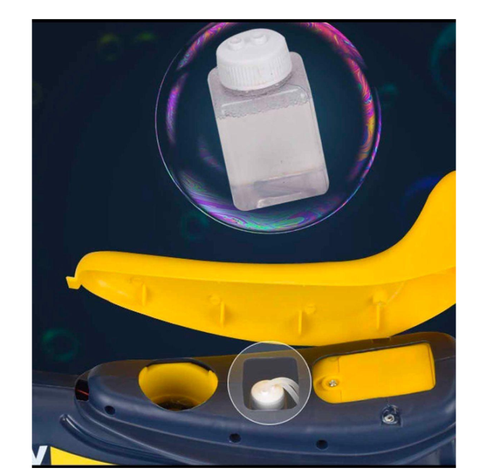 Bicicleta fara pedale, Varsta 1-3 ani, care face balaoane cand merge, cu lumini si muzica, Galben [3]