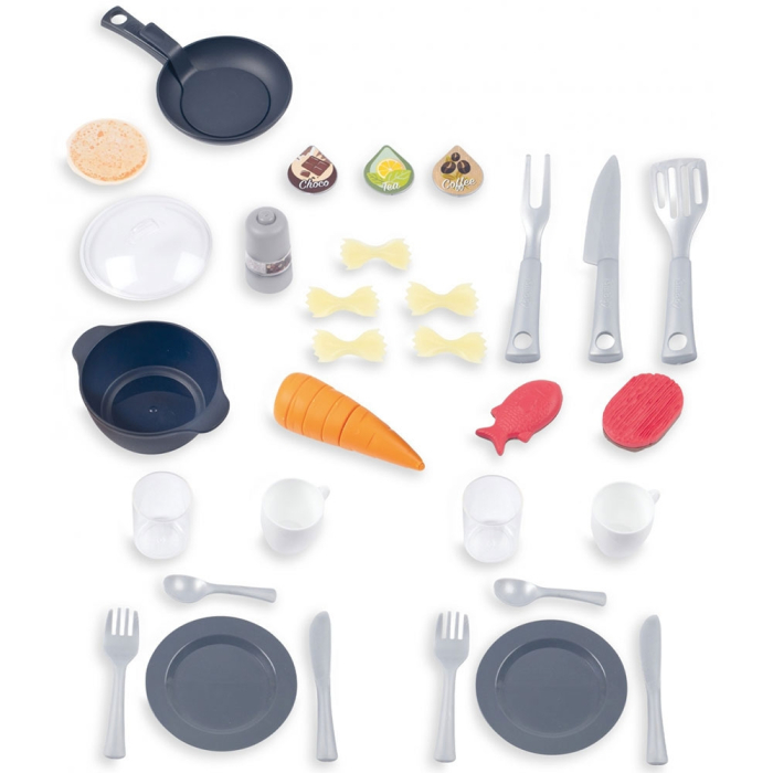 Bucatarie Smoby Tefal Evolutive albastru cu accesorii [11]