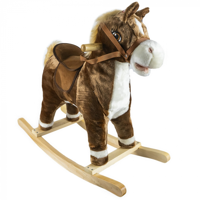 Calut Balansoar, Lemn + Plus, Alb, 65x26x62 Cm [1]