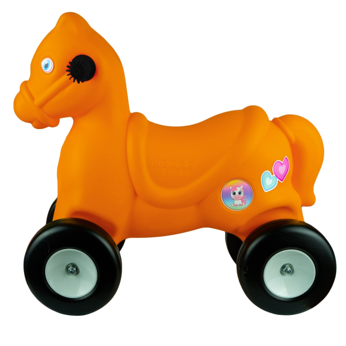 Calut Balansoar 2 In 1, 55x27.5x49 cm, portocaliu [5]