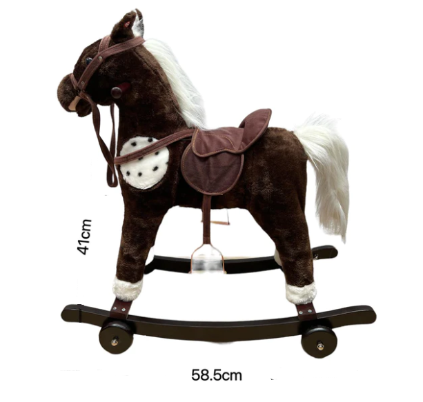 Calut balansoar, 2 in 1, cu rotile, muzical si cu lumini, Bubu-Still, 60 cm [3]