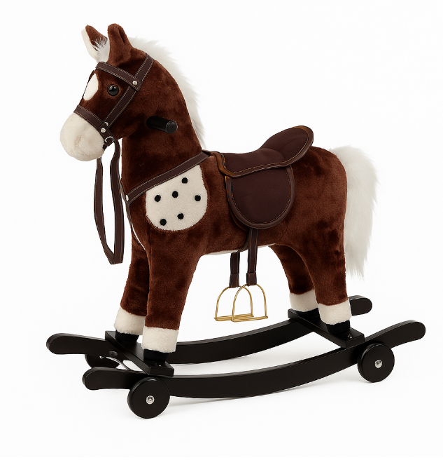 Calut balansoar, 2 in 1, cu rotile, muzical si cu lumini, Bubu-Still, 70 cm [1]