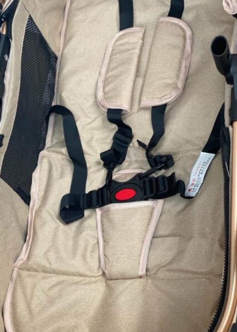 Carucior 2 in 1, Cu landou Reversibil, copertina extensibila, geanta pentru scutece, Belecoo [6]