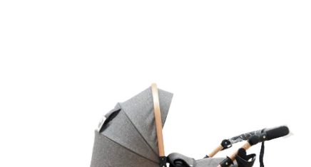 Carucior 2 in 1, Cu suspensii duble, Geanta pentru accesorii, Viziera de vara inclusa, Gri [3]