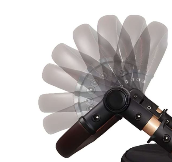 Carucior 2 in 1, Dubla suspensie pe roata si cadru, Geanta inclusa, Viziera de vara, inclusa, Roata cauciuc, Gonflabila, Bej Platina [3]