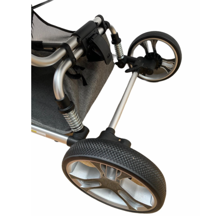 Carucior 2 in 1, Modul sport inclus, Bubu-Still Sun, Strangere troler, Salteluta din bambus,bej [4]