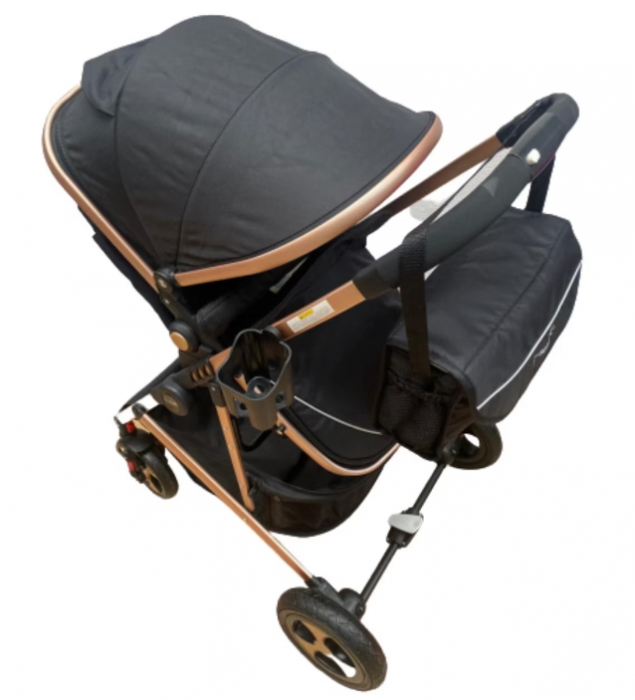Carucior 2 in 1, Modul sport transformabil din landou, Plasa de insecte si geanta de scutece [3]