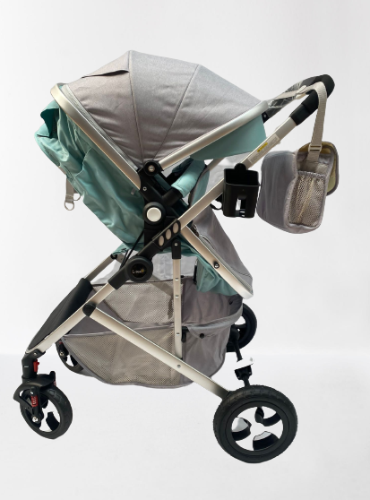 Carucior 2 in 1,Modul sport transformabil din landou,Plasa de insecte si geanta de scutece,VERNIL 1 [6]