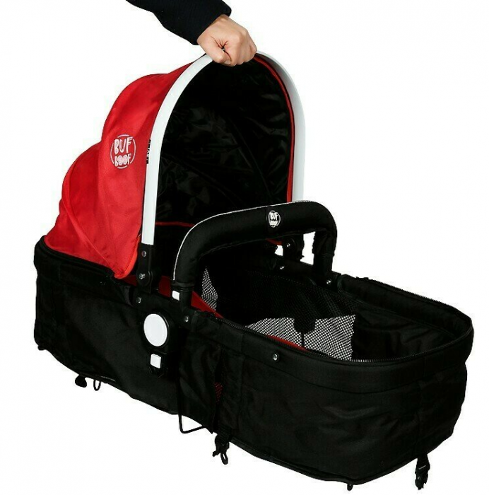 Carucior 2 in 1 reversibil X2 BUF BOOF Red 0 36 luni [2]